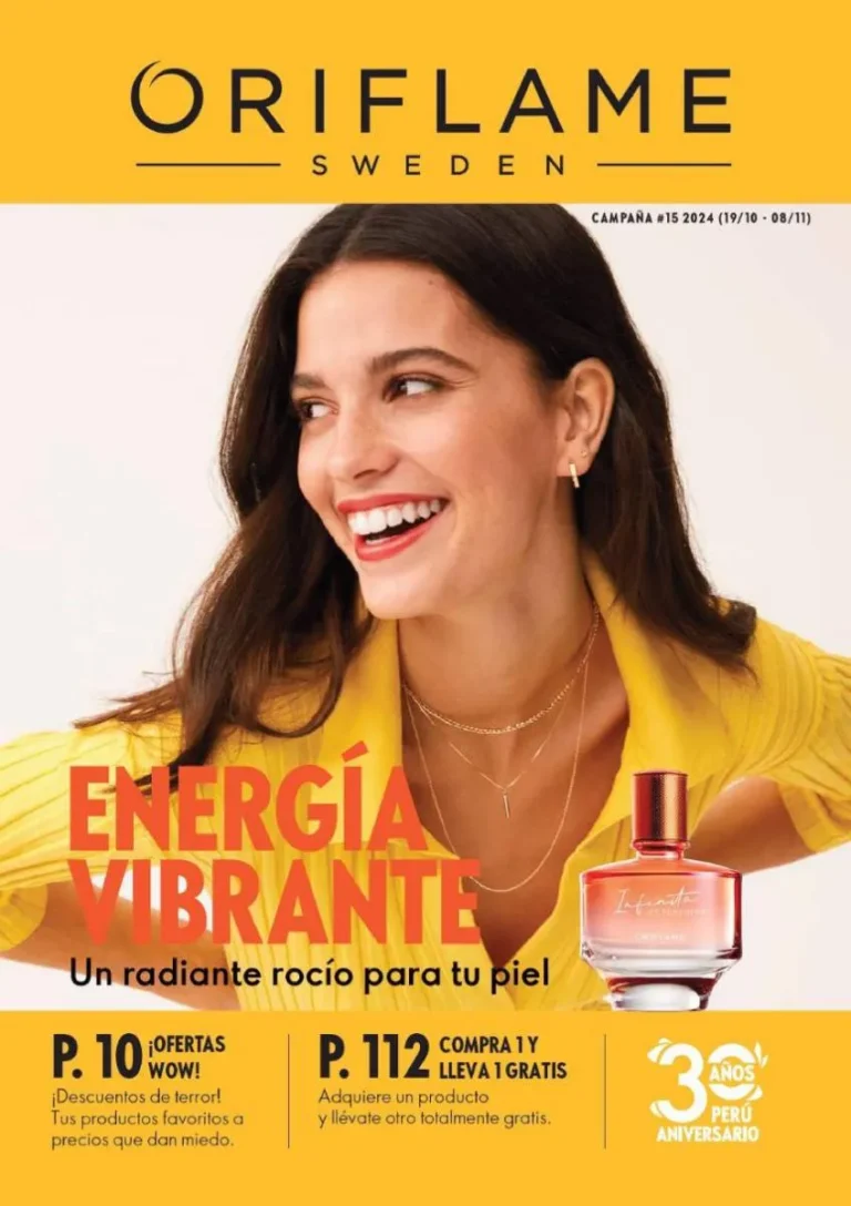 Catálogo Oriflame campaña 15 2024 Perú