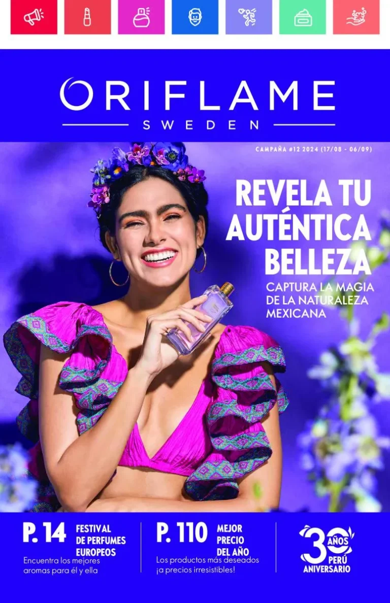 Catálogo Oriflame campaña 12 2024 Perú