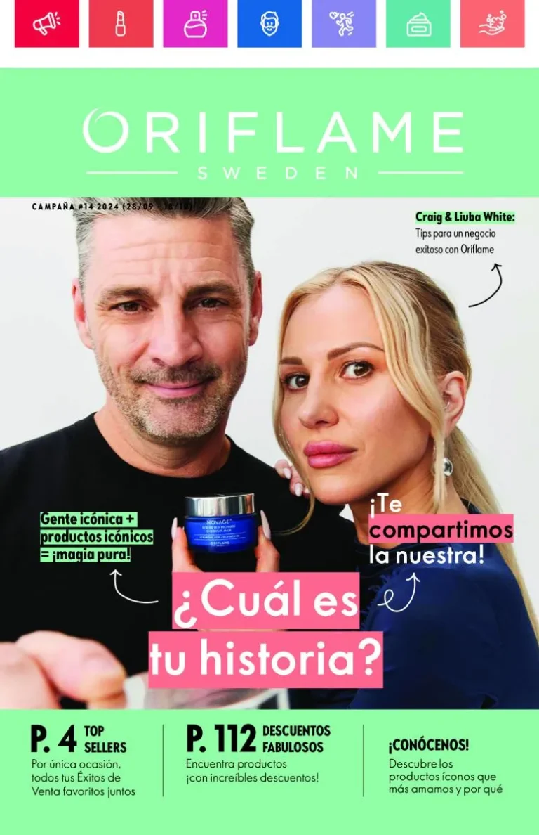 Catálogo Oriflame campaña 14 2024 Chile